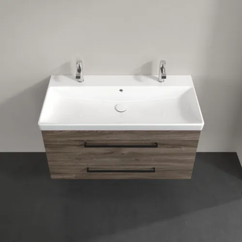 VILLEROY BOCH Avento toaletní skříňka, 2 výsuvy, 976 x 514 x 484 mm, dub kamenný #A89210RK, obrázek 4