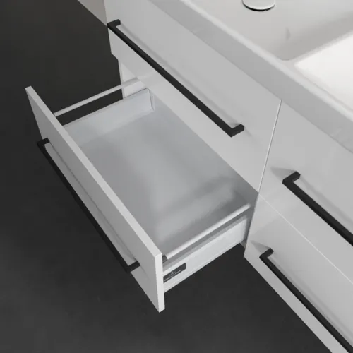 VILLEROY BOCH Avento toaletní skříňka, 4 výsuvy, 1180 x 514 x 484 mm, lesklá bílá #A89310VE, obrázek 6