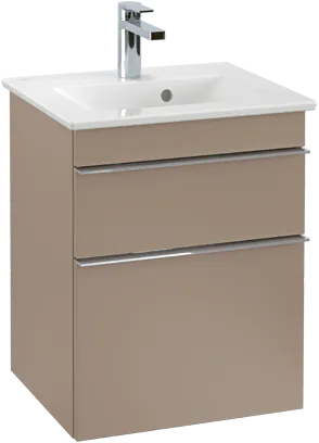 VILLEROY BOCH Venticello toaletní skříňka, 2 výsuvy, 466 x 590 x 425 mm, Volcano Black / Volcano Black #A92201VL