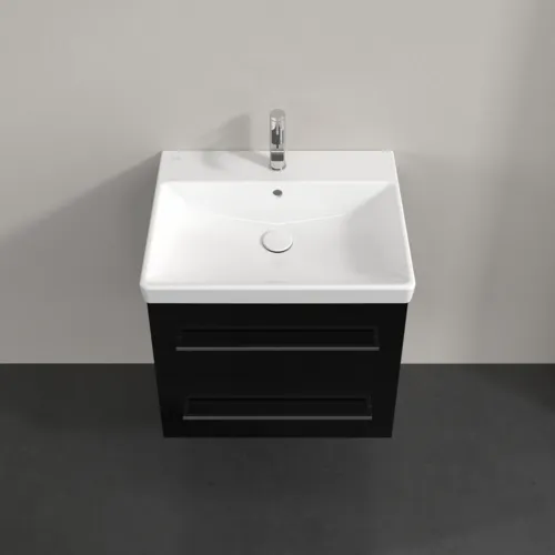 VILLEROY BOCH Avento toaletní skříňka, 2 výsuvy, 580 x 514 x 484 mm, Crystal Black #A88900B3, obrázek 4