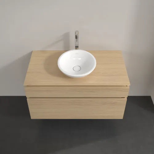 VILLEROY BOCH Legato toaletní skříňka, 2 výsuvy, 1000 x 550 x 500 mm, severský dub / severský dub #B57200VJ, obrázek 4