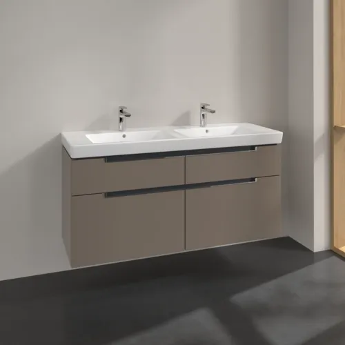 VILLEROY BOCH Subway 2.0 Vanity unit, 4 výsuvy, 1287 x 590 x 449 mm, Truffle Grey #A91710VG, obrázek 2