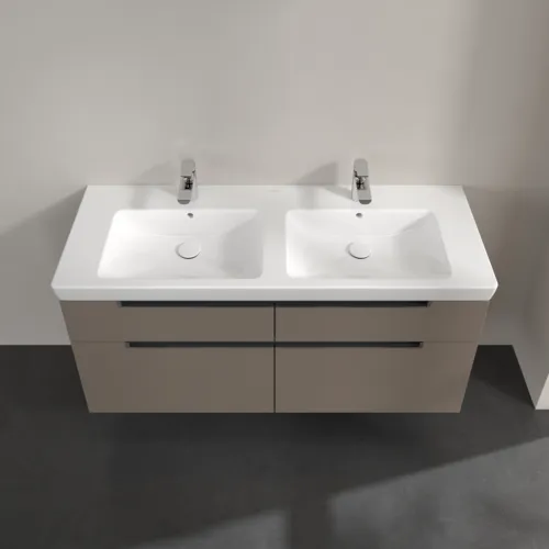 VILLEROY BOCH Subway 2.0 Vanity unit, 4 výsuvy, 1287 x 590 x 449 mm, Truffle Grey #A91710VG, obrázek 4