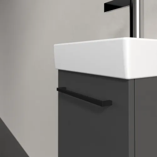 VILLEROY BOCH Avento toaletní skříňka, 1 dvířka, 340 x 514 x 234 mm, grafitová barva #A87610VR, obrázek 5
