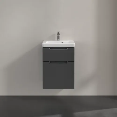 VILLEROY BOCH Subway 2.0 Vanity unit, 2 výsuvy, 440 x 590 x 351 mm, lesklá šedá #A90610FP, obrázek 3