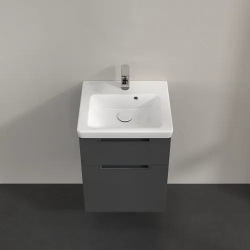 VILLEROY BOCH Subway 2.0 Vanity unit, 2 výsuvy, 440 x 590 x 351 mm, lesklá šedá #A90610FP, obrázek 4