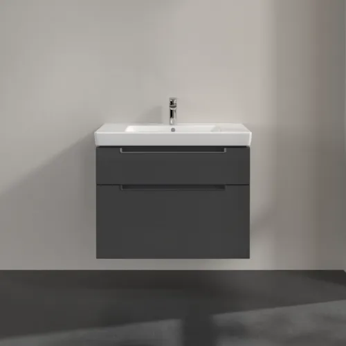 VILLEROY BOCH Subway 2.0 Vanity unit, 2 výsuvy, 787 x 590 x 449 mm, lesklá šedá #A91410FP, obrázek 4