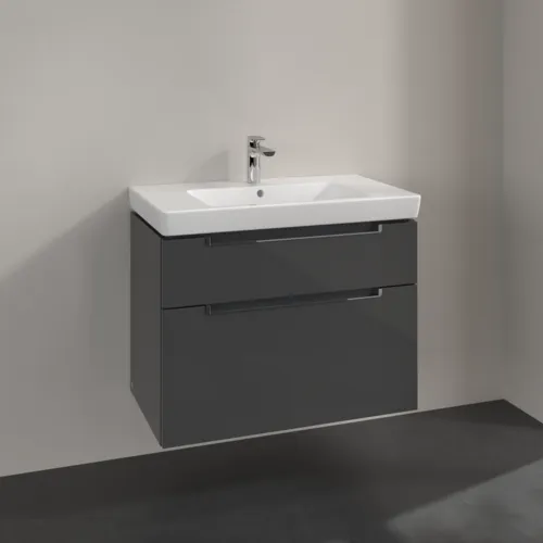 VILLEROY BOCH Subway 2.0 Vanity unit, 2 výsuvy, 787 x 590 x 449 mm, lesklá šedá #A91410FP, obrázek 3
