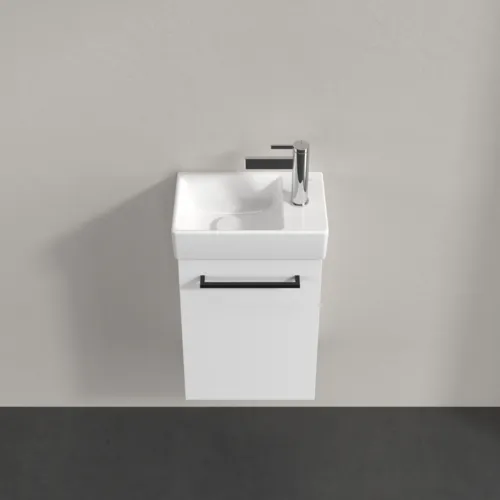 VILLEROY BOCH Avento toaletní skříňka, 1 dvířka, 340 x 514 x 234 mm, lesklá bílá #A87610VE, obrázek 4
