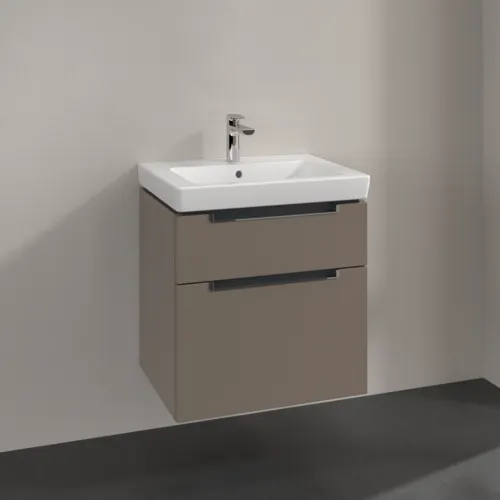 VILLEROY BOCH Subway 2.0 Vanity unit, 2 výsuvy, 587 x 590 x 454 mm, Truffle Grey #A90910VG, obrázek 2