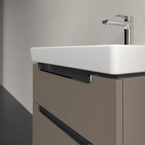 VILLEROY BOCH Subway 2.0 Vanity unit, 2 výsuvy, 587 x 590 x 454 mm, Truffle Grey #A90910VG, obrázek 5