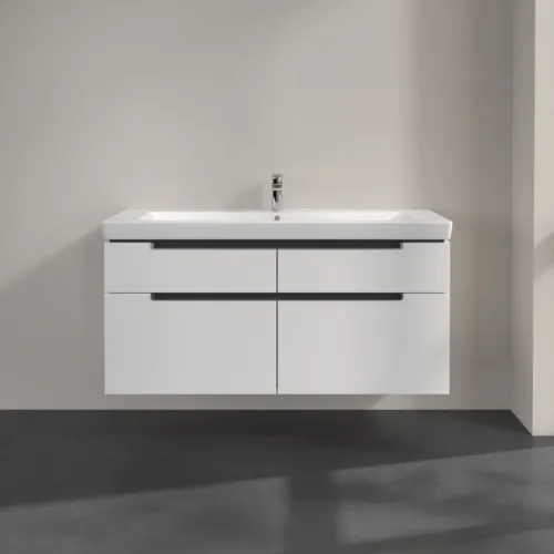 VILLEROY BOCH Subway 2.0 Vanity unit, 4 výsuvy, 1287 x 590 x 449 mm, bílá matná #A91610MS, obrázek 3