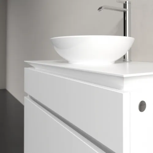 VILLEROY BOCH Legato toaletní skříňka, 2 výsuvy, 800 x 550 x 500 mm, bílá matná / bílá matná #B57000MS, obrázek 5