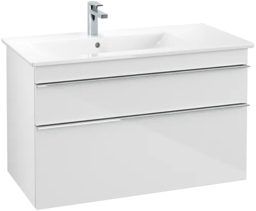 VILLEROY BOCH Venticello toaletní skříňka, 2 zásuvky, 953 x 590 x 502 mm, lesklá bílá / lesklá bílá #A92701DH