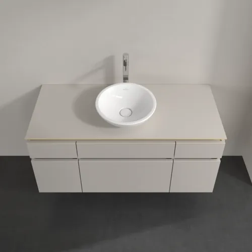 VILLEROY BOCH Legato toaletní skříňka, 5 výsuvů, 1200 x 550 x 500 mm, Soft Grey / Soft Grey #B57800VK, obrázek 4
