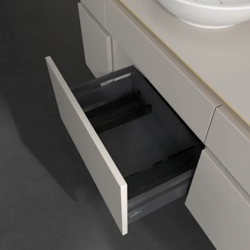 VILLEROY BOCH Legato toaletní skříňka, 5 výsuvů, 1200 x 550 x 500 mm, Soft Grey / Soft Grey #B57800VK, obrázek 6
