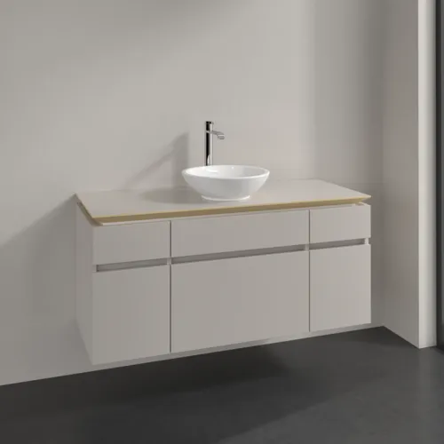 VILLEROY BOCH Legato toaletní skříňka, 5 výsuvů, 1200 x 550 x 500 mm, Soft Grey / Soft Grey #B57800VK, obrázek 2