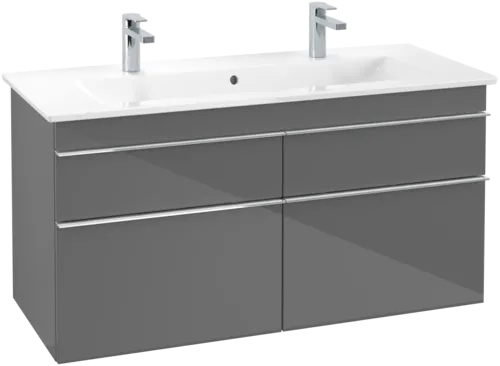 VILLEROY BOCH Venticello toaletní skříňka, 4 výsuvy, 1153 x 590 x 502 mm, lesklá šedá / lesklá šedá #A92901FP, obrázek 1