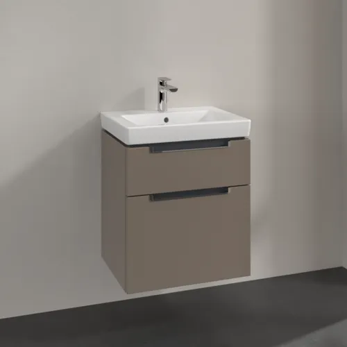 VILLEROY BOCH Subway 2.0 Vanity unit, 2 výsuvy, 537 x 590 x 423 mm, Truffle Grey #A90810VG, obrázek 2
