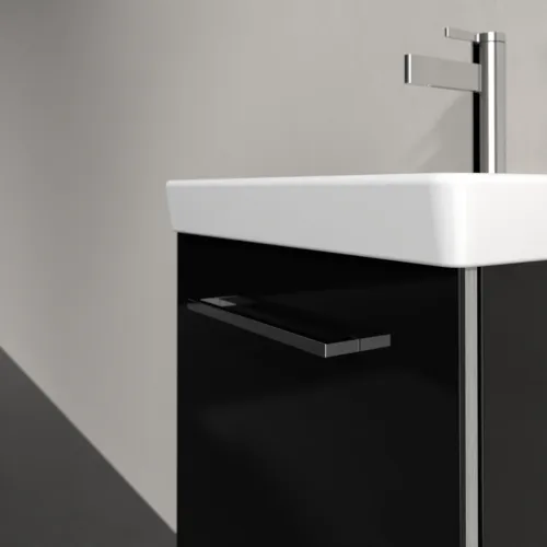 VILLEROY BOCH Avento toaletní skříňka, 1 dvířka, 430 x 514 x 384 mm, Crystal Black #A88701B3, obrázek 5