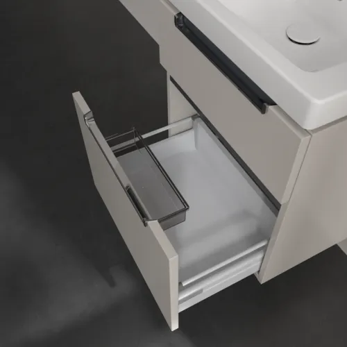 VILLEROY BOCH Subway 2.0 Vanity unit, 2 výsuvy, 537 x 590 x 423 mm, Soft Grey #A90810VK, obrázek 6