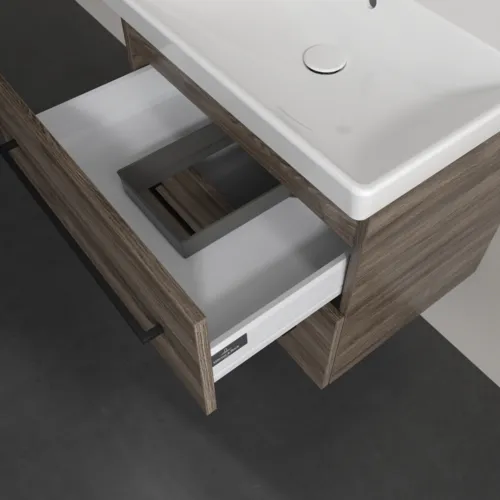 VILLEROY BOCH Avento toaletní skříňka, 2 výsuvy, 626 x 514 x 484 mm, dub kamenný #A89010RK, obrázek 7