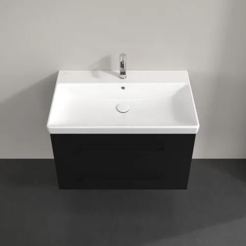 VILLEROY BOCH Avento toaletní skříňka, 2 výsuvy, 776 x 514 x 484 mm, Volcano Black #A89110VL, obrázek 4