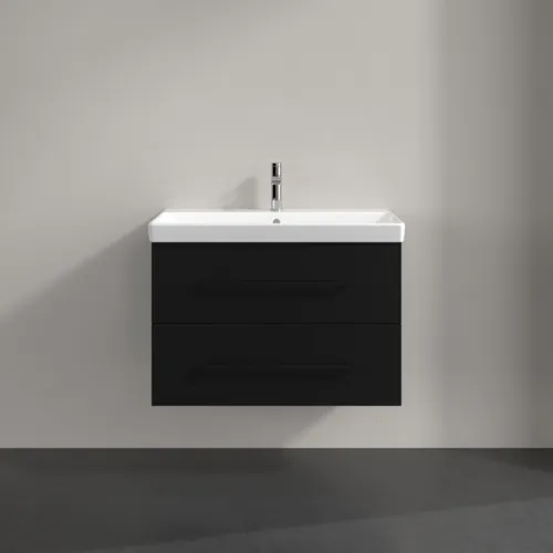 VILLEROY BOCH Avento toaletní skříňka, 2 výsuvy, 776 x 514 x 484 mm, Volcano Black #A89110VL, obrázek 3