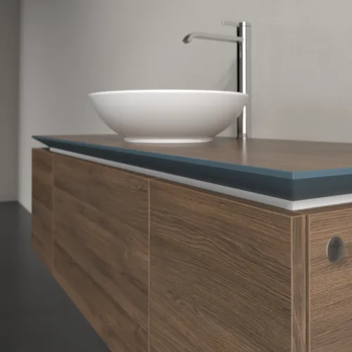 VILLEROY BOCH Legato toaletní skříňka, 3 výsuvy, 1200 x 380 x 500 mm, Arizona Oak / Arizona Oak #B57700VH, obrázek 5