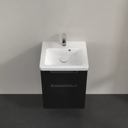 VILLEROY BOCH Subway 2.0 Vanity unit, 2 výsuvy, 440 x 590 x 351 mm, černý matný lak #A90610PD, obrázek 4