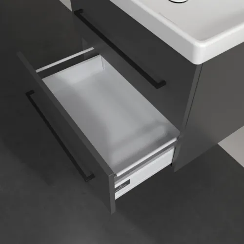 VILLEROY BOCH Avento toaletní skříňka, 2 výsuvy, 626 x 514 x 484 mm, grafitová barva #A89010VR, obrázek 6