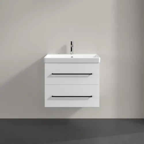 VILLEROY BOCH Avento toaletní skříňka, 2 výsuvy, 626 x 514 x 484 mm, lesklá bílá #A89010VE, obrázek 3
