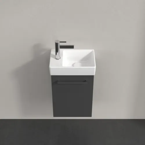 VILLEROY BOCH Avento toaletní skříňka, 1 dvířka, 340 x 514 x 234 mm, grafitová barva #A87601VR, obrázek 4