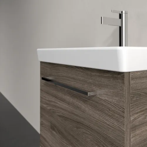 VILLEROY BOCH Avento toaletní skříňka, 1 dvířka, 526 x 514 x 384 mm, Kamenný dub #A88801RK, obrázek 9