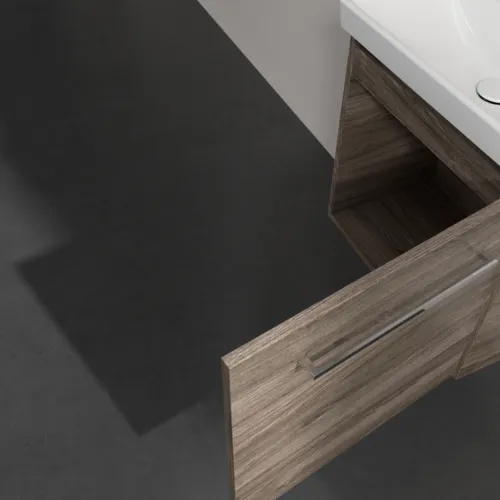 VILLEROY BOCH Avento toaletní skříňka, 1 dvířka, 526 x 514 x 384 mm, Kamenný dub #A88801RK, obrázek 10