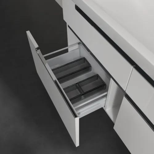 VILLEROY BOCH Subway 2.0 Vanity unit, 4 zásuvky, 1287 x 590 x 449 mm, lesklá bílá #A91610DH, obrázek 6