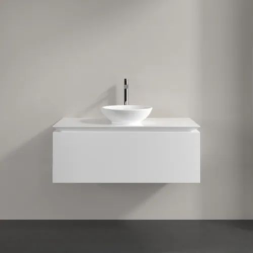 VILLEROY BOCH Legato toaletní skříňka, 1 zásuvka, 1000 x 380 x 500 mm, lesklá bílá / lesklá bílá #B57100DH, obrázek 3