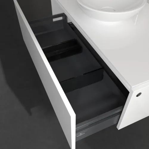 VILLEROY BOCH Legato toaletní skříňka, 1 zásuvka, 1000 x 380 x 500 mm, lesklá bílá / lesklá bílá #B57100DH, obrázek 6
