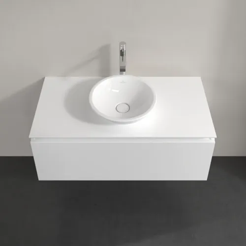 VILLEROY BOCH Legato toaletní skříňka, 1 zásuvka, 1000 x 380 x 500 mm, lesklá bílá / lesklá bílá #B57100DH, obrázek 4