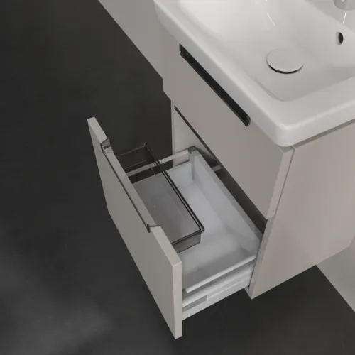 VILLEROY BOCH Subway 2.0 Vanity unit, 2 výsuvy, 440 x 590 x 351 mm, měkká šedá #A90610VK, obrázek 6