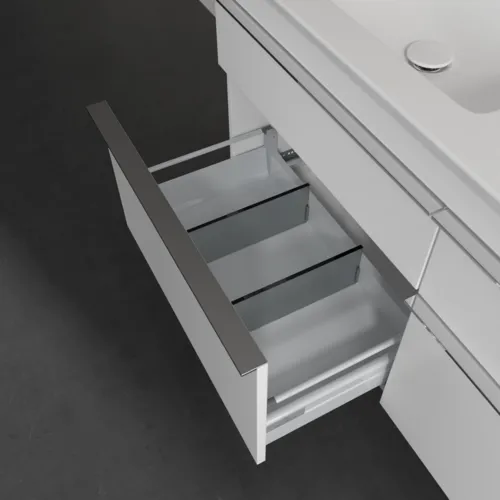 VILLEROY BOCH Venticello toaletní skříňka, 4 výsuvy, 1253 x 590 x 502 mm, bílá matná / bílá matná #A93001MS, obrázek 6