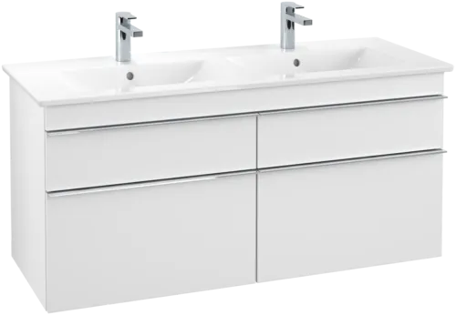 VILLEROY BOCH Venticello toaletní skříňka, 4 výsuvy, 1253 x 590 x 502 mm, bílá matná / bílá matná #A93001MS