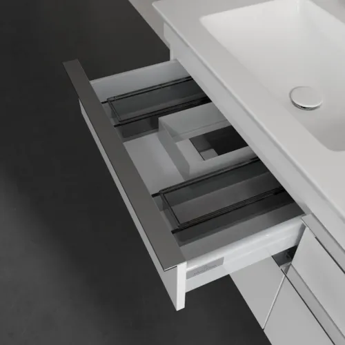 VILLEROY BOCH Venticello toaletní skříňka, 4 výsuvy, 1253 x 590 x 502 mm, bílá matná / bílá matná #A93001MS, obrázek 7