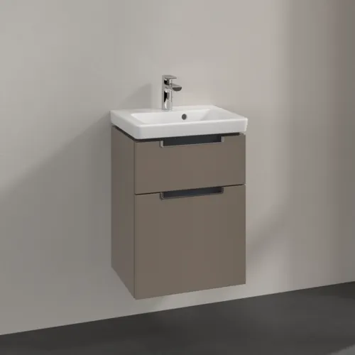 VILLEROY BOCH Subway 2.0 Vanity unit, 2 výsuvy, 440 x 590 x 351 mm, Truffle Grey #A90610VG, obrázek 2