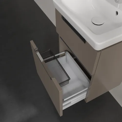 VILLEROY BOCH Subway 2.0 Vanity unit, 2 výsuvy, 440 x 590 x 351 mm, Truffle Grey #A90610VG, obrázek 6