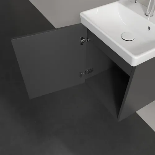 VILLEROY BOCH Avento toaletní skříňka, 1 dvířka, 426 x 514 x 384 mm, grafitová barva #A88700VR, obrázek 6