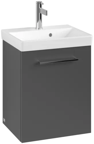 VILLEROY BOCH Avento toaletní skříňka, 1 dvířka, 426 x 514 x 384 mm, grafitová barva #A88700VR