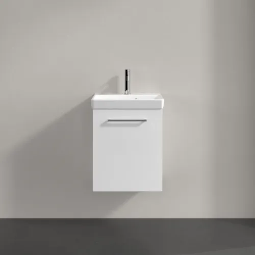 VILLEROY BOCH Avento toaletní skříňka, 1 dvířka, 426 x 514 x 384 mm, lesklá bílá #A88700VE, obrázek 3