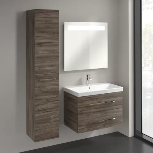 VILLEROY BOCH Vysoká skříňka Avento, 2 dveře, 346 x 1760 x 404 mm, dub kamenný #A89400RK, obrázek 2