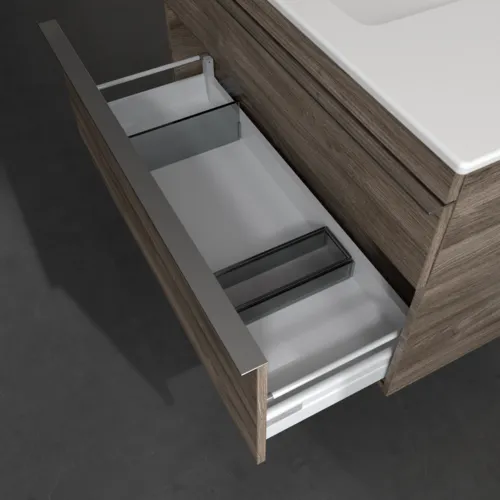 VILLEROY BOCH Toaletní skříňka Venticello, 2 výsuvy, 953 x 590 x 502 mm, Kamenný dub / Kamenný dub #A92701RK, obrázek 6